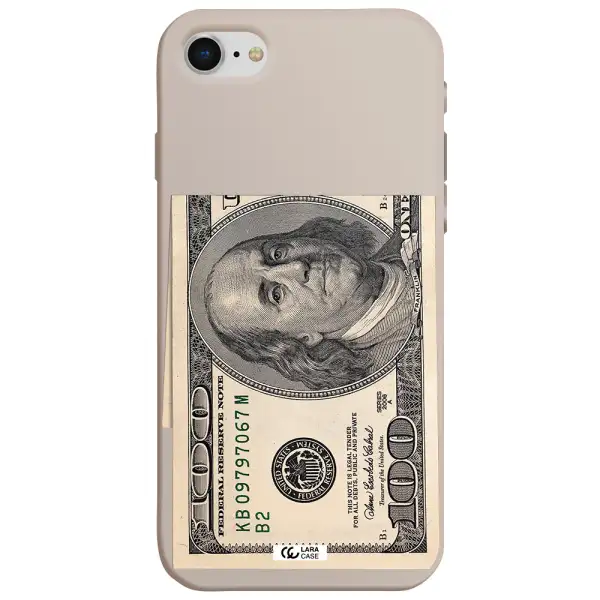 a close-up of a money bill Apple iPhone se 2020 Silicone Stone Case