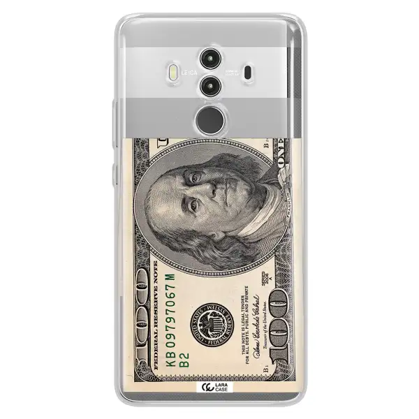 A Close-Up Of A Money Bill Huawei Mate 10 Clear Tpu Case