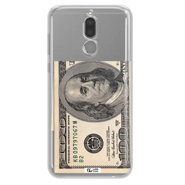 A Close-Up Of A Money Bill Huawei Mate 10 Lite Clear Tpu Case