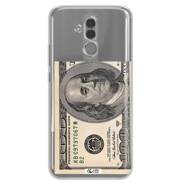 A Close-Up Of A Money Bill Huawei Mate 20 Lite Clear Tpu Case