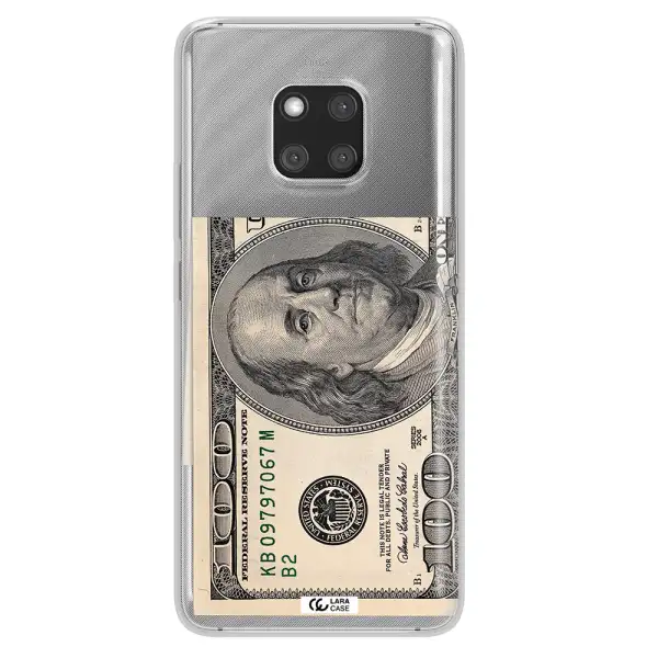 A Close-Up Of A Money Bill Huawei Mate 20 Pro Clear Tpu Case