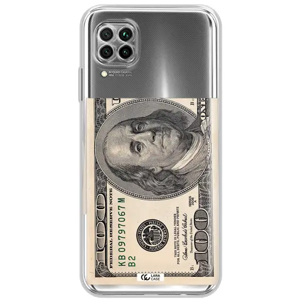 A Close-Up Of A Money Bill Huawei Nova 7I Clear Tpu Case