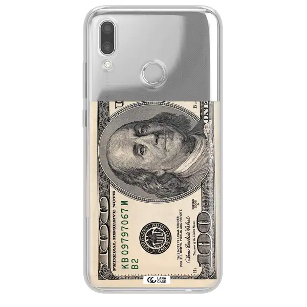 A Close-Up Of A Money Bill Huawei P Smart 2019 Clear Tpu Case