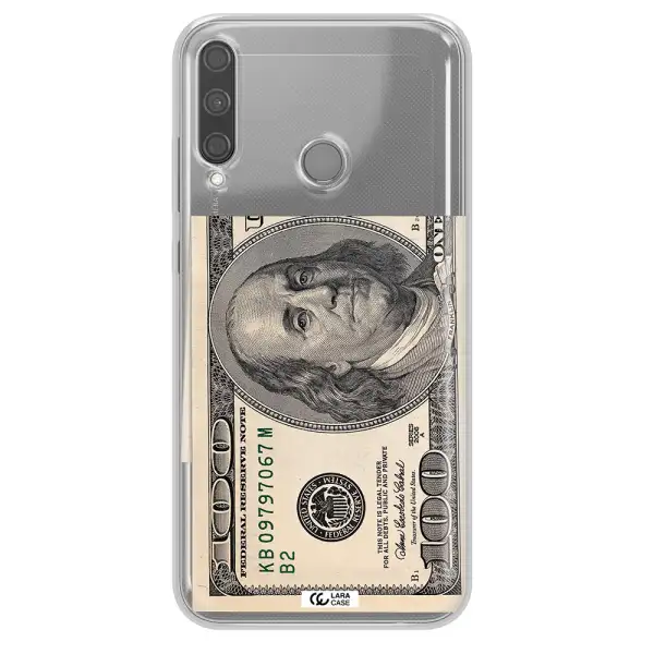 A Close-Up Of A Money Bill Huawei P40 Lite E Clear Tpu Case