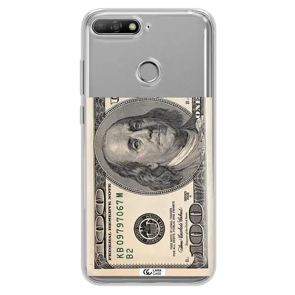 A Close-Up Of A Money Bill Huawei Y6 Prime 2018 Clear Tpu Case