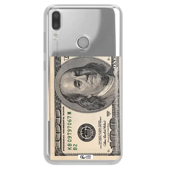 A Close-Up Of A Money Bill Huawei Y9 2019 Clear Tpu Case