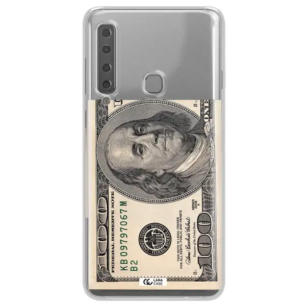 A Close-Up Of A Money Bill Samsung A9 2018 Clear Tpu Case
