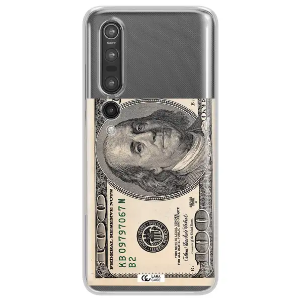A Close-Up Of A Money Bill Xiaomi Mi 10 Pro Clear Tpu Case