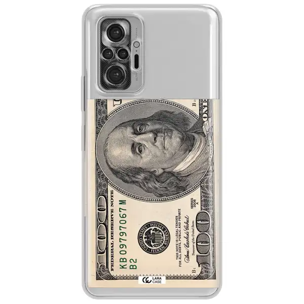 A Close-Up Of A Money Bill Xiaomi Note 10 Pro Clear Tpu Case
