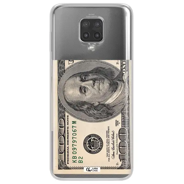 A Close-Up Of A Money Bill Xiaomi Note 9 Pro Clear Tpu Case