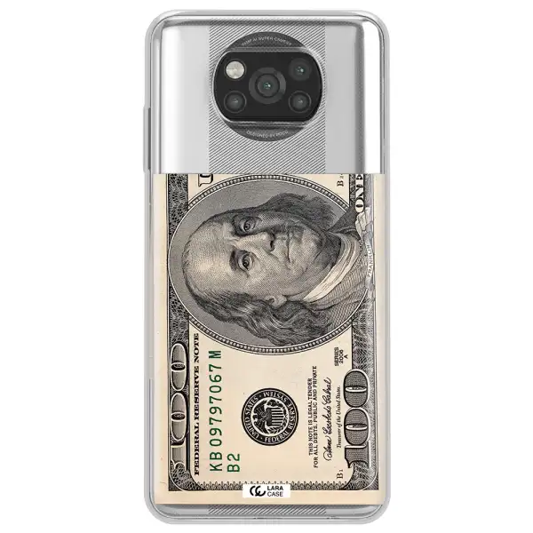 A Close-Up Of A Money Bill Xiaomi Poco X3 Clear Tpu Case