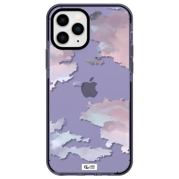 a close-up of a cloud Apple iPhone 11 pro impact Lilac Case