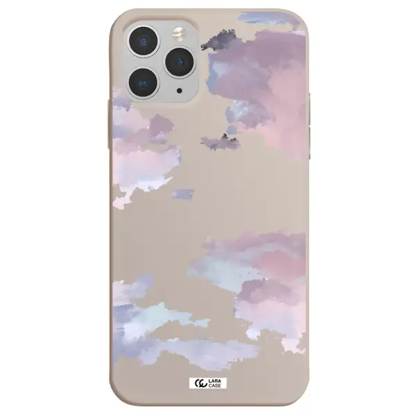 a close-up of a cloud Apple iPhone 11 pro Silicone Stone Case