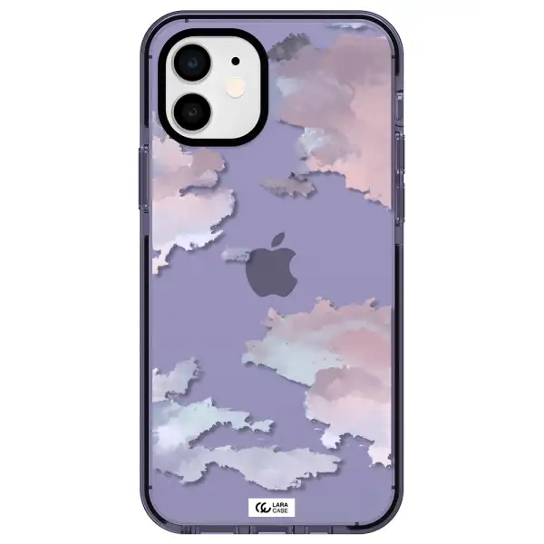 a close-up of a cloud Apple iPhone 12 impact Lilac Case