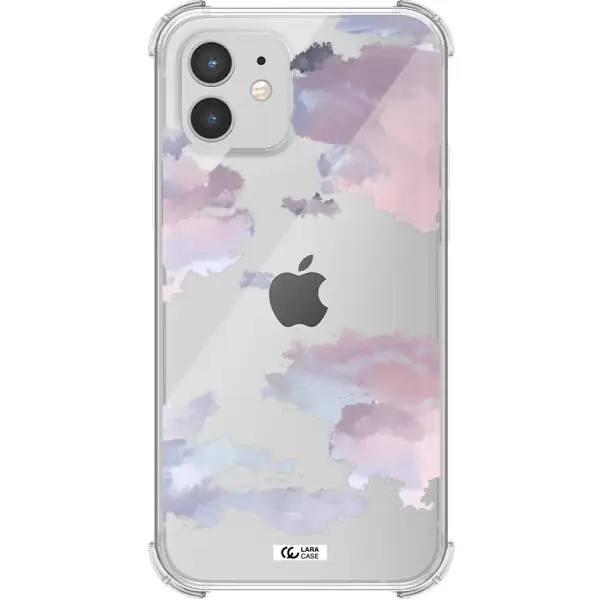 a close-up of a cloud Apple iPhone 12 mini Clear PC Case