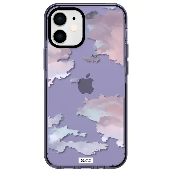 a close-up of a cloud Apple iPhone 12 mini impact Lilac Case