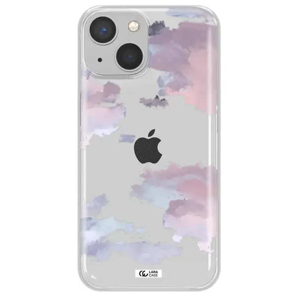 A Close-Up Of A Cloud Apple Iphone 13 Mini Clear Tpu Case