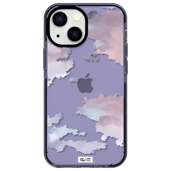 a close-up of a cloud Apple iPhone 13 mini impact Lilac Case