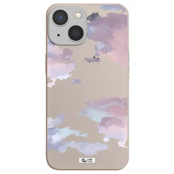 a close-up of a cloud Apple iPhone 13 Silicone Stone Case