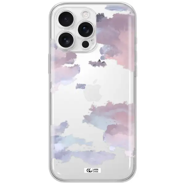 A Close-Up Of A Cloud Apple Iphone 16 Pro Max Clear Tpu Case