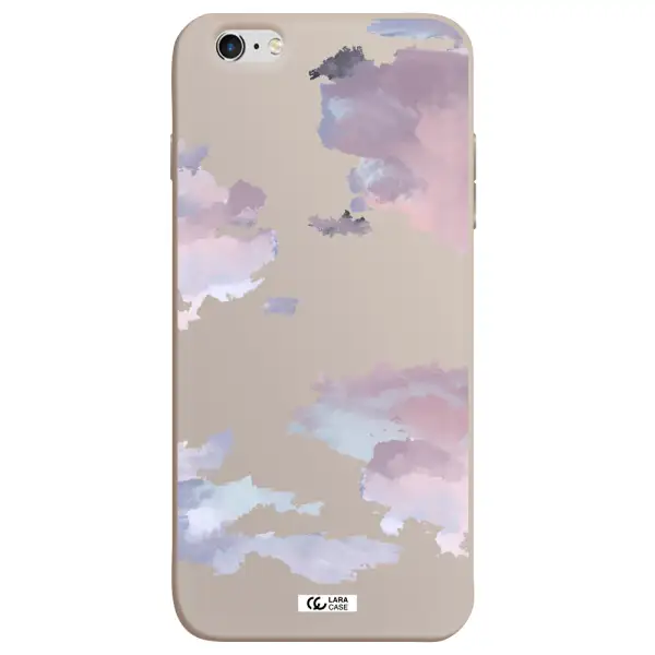 a close-up of a cloud Apple iPhone 6 plus Silicone Stone Case