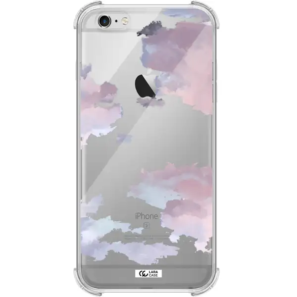 a close-up of a cloud Apple iPhone 6S Clear PC Case
