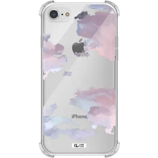 a close-up of a cloud Apple iPhone 7 Clear PC Case