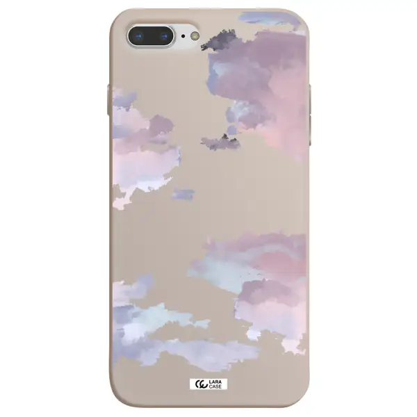 a close-up of a cloud Apple iPhone 8 plus Silicone Stone Case