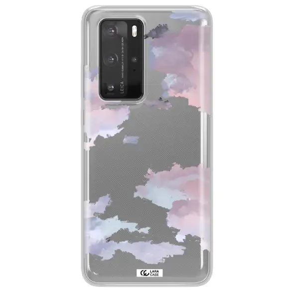 A Close-Up Of A Cloud Huawei P40 Pro Clear Tpu Case