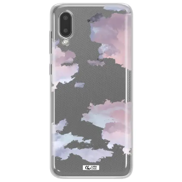 A Close-Up Of A Cloud Samsung A02 Clear Tpu Case
