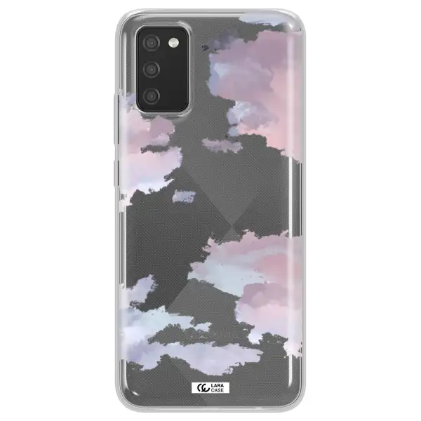 A Close-Up Of A Cloud Samsung A02S Clear Tpu Case