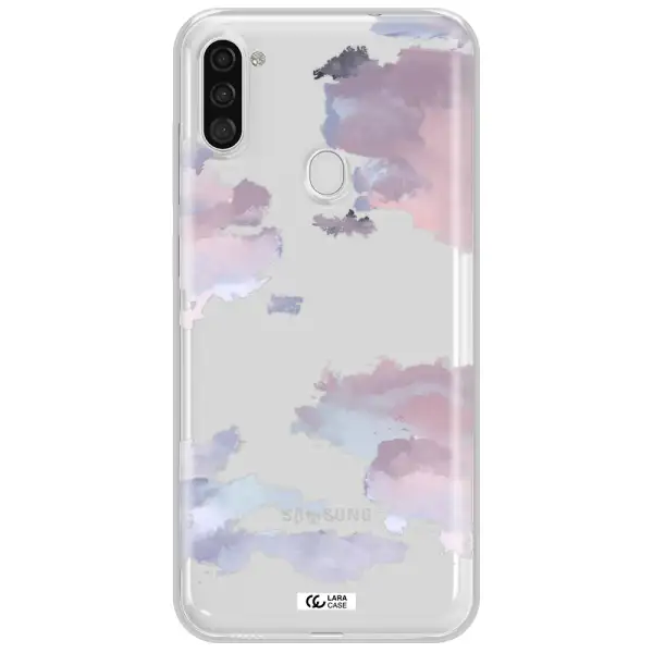 A Close-Up Of A Cloud Samsung A11 Clear Tpu Case