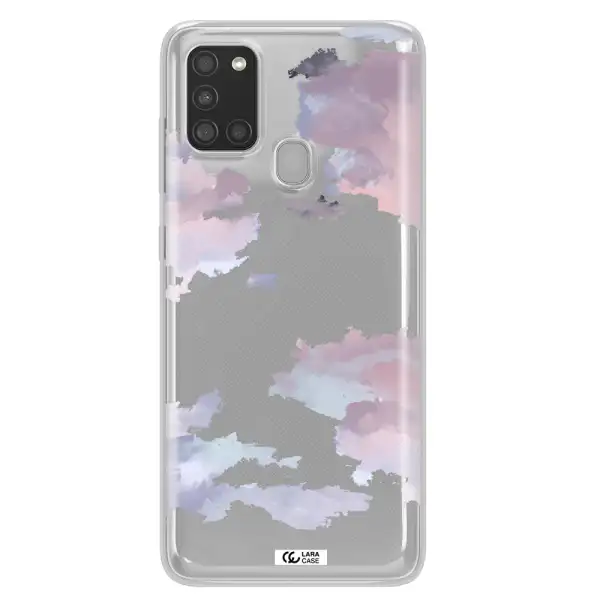 A Close-Up Of A Cloud Samsung A21S Clear Tpu Case