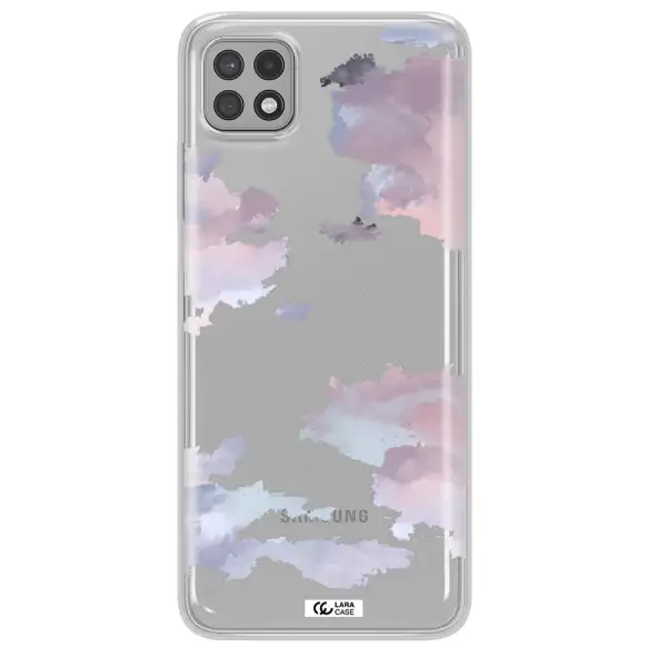 A Close-Up Of A Cloud Samsung A22 5G Clear Tpu Case