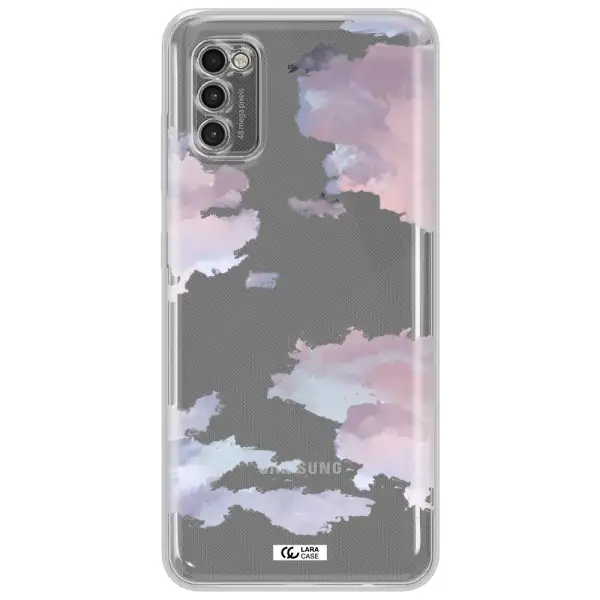 A Close-Up Of A Cloud Samsung A41 Clear Tpu Case