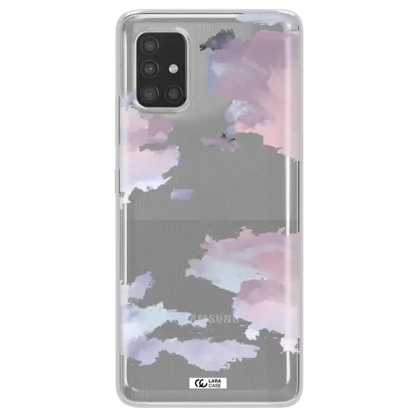A Close-Up Of A Cloud Samsung A51 Clear Tpu Case