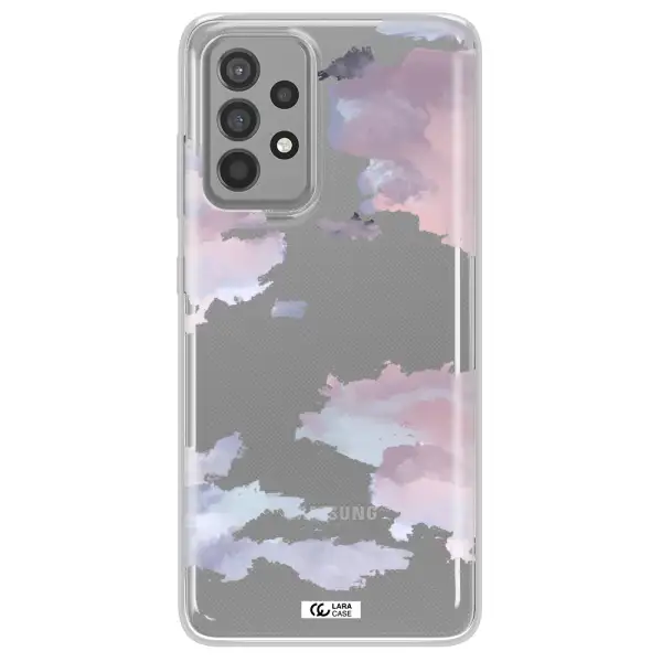 A Close-Up Of A Cloud Samsung A52 Clear Tpu Case
