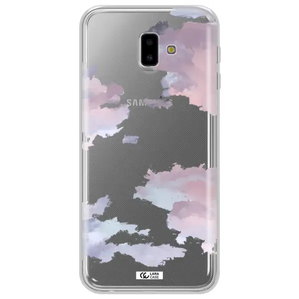 A Close-Up Of A Cloud Samsung J6 Plus Clear Tpu Case