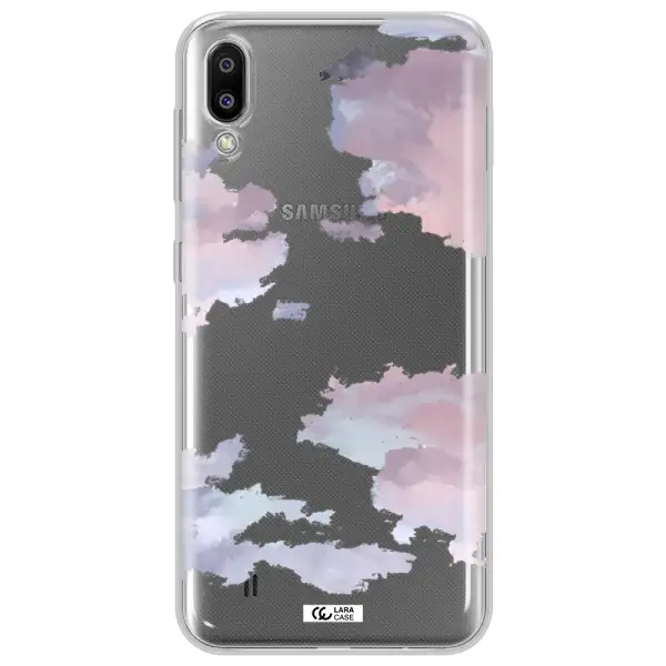 A Close-Up Of A Cloud Samsung M10 Clear Tpu Case