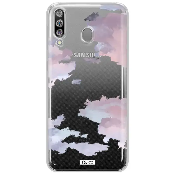 A Close-Up Of A Cloud Samsung M30 Clear Tpu Case