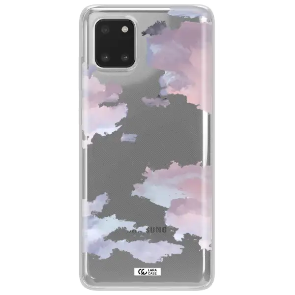 A Close-Up Of A Cloud Samsung Note 10 Lite Clear Tpu Case