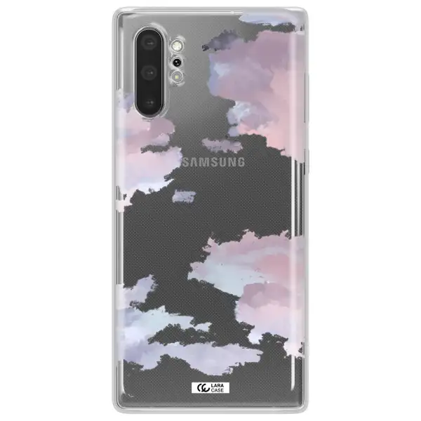 A Close-Up Of A Cloud Samsung Note 10 Plus Clear Tpu Case