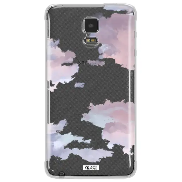 A Close-Up Of A Cloud Samsung Note 4 Clear Tpu Case