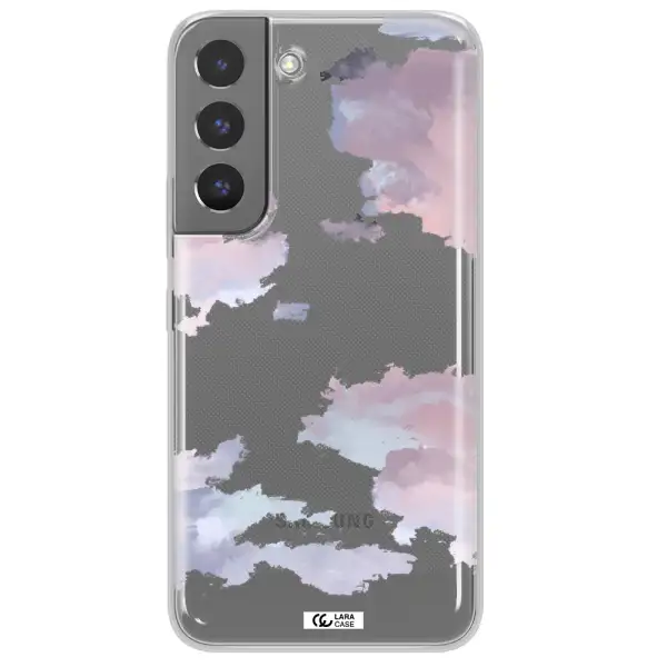 A Close-Up Of A Cloud Samsung S 22 Plus Clear Tpu Case