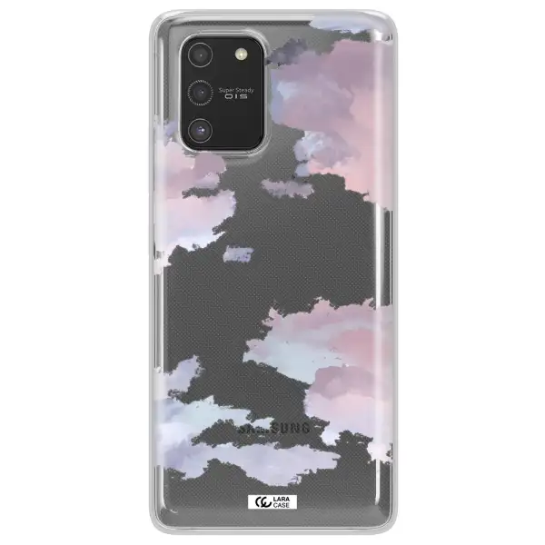 A Close-Up Of A Cloud Samsung S10 Lite Clear Tpu Case