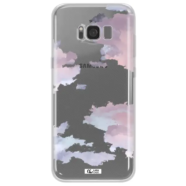 A Close-Up Of A Cloud Samsung S8 Plus Clear Tpu Case