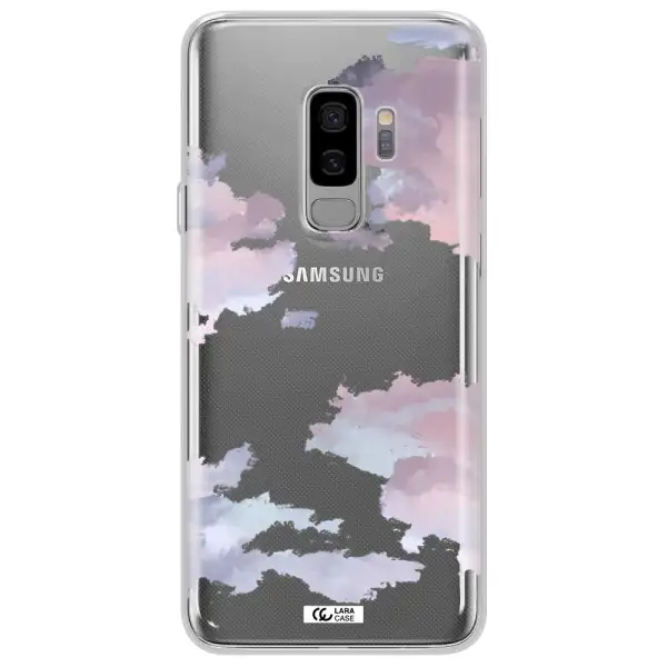 A Close-Up Of A Cloud Samsung S9 Plus Clear Tpu Case