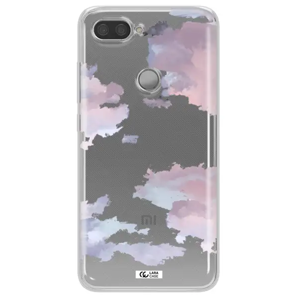 A Close-Up Of A Cloud Xiaomi Mi 8 Lite Clear Tpu Case