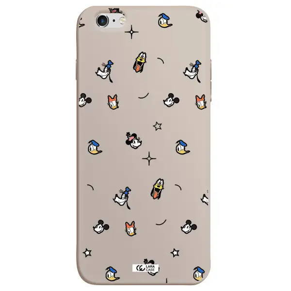 disney face pattern Apple iPhone 6 s plus Silicone Stone Case