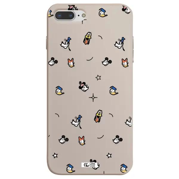 disney face pattern Apple iPhone 7 plus Silicone Stone Case